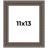 PosterPalooza | Photo Size Ornate Black Picture Frame - UV Acrylic, Foam Board Backing, Hanging Hardware - 2 of 4