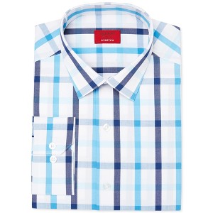 Alfani Mens Stretch Plaid Button Down Dress Shirt - 1 of 1