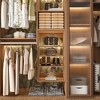 APRILSOUL Short Tower Unit Wall Mount 3-Shelf Wood Closet System - 2 of 4