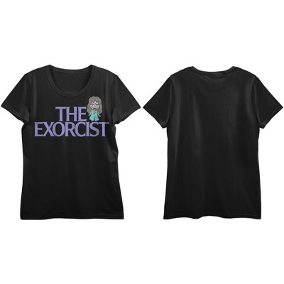 The Exorcist Chibi Regan Juniors Black T-shirt