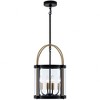 Artcraft Lighting Aurelia 4 - Light Pendant in  Black/Brushed Brass - 2 of 4