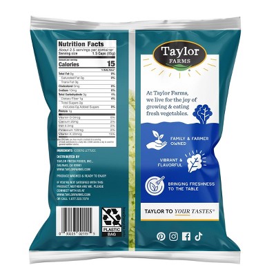 Taylor Farms Fresh Shredded Iceberg Lettuce - 8oz