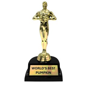 LEMONSODA Halloween Party Trophies-7" H x 3.25" L x 3.25" W (Best Pumpkin) - 1 of 4