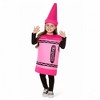 InSpirit Designs, LLC Craylola Crayon Pink Toddler Costume | One Size Fits Most Up To 6 - 3 of 4