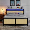 Iron Bed Frame, Metal Bed Frame, Wrought Iron Bed Frame, Iron Platform Bed Frame, Iron Canopy Bed - 2 of 4