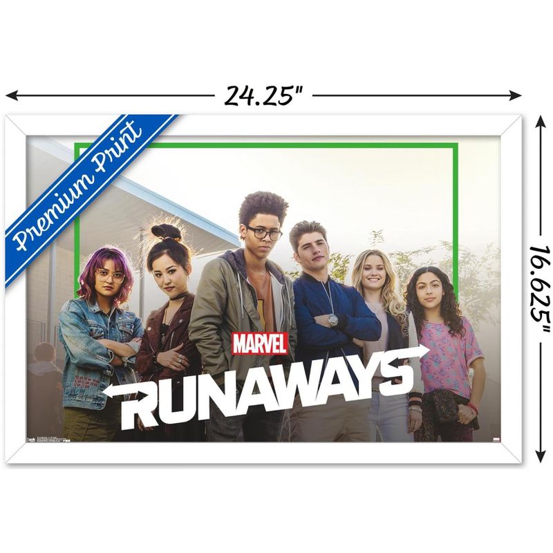 Trends International Marvel Comics TV - The Runaways - TV One Sheet Framed Wall Poster Prints, 3 of 7