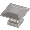 Elegant Lighting Cecil 1.3Inch Brushed Nickel Square Knob Multipack (Set of 10) - 4 of 4