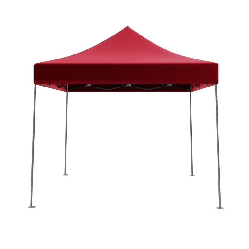 Leisure Sports Pop-Up Canopy Tent - 10' x 10', Red, 1 of 5