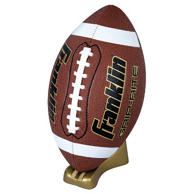 Franklin Sports Grip-rite 100 Deflated Rubber Junior Football With Pump 6pk  - Brown : Target