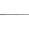 Black Bow Jewelry 1.9mm, 14k White Gold, Solid D/C Round Wheat Chain Bracelet - 2 of 4
