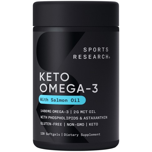 Sports Research Keto Omega 3 With Salmon Oil 120 Softgels Target