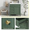 NicBex Bathroom Vanity with Sink/without Sink,Modern Bathroom Sink Vanity with 2 Drawers,30 inch Bathroom Sink Cabinet,Gray/Green/Blue/Black - 4 of 4