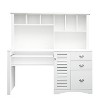 Kumasinova 60"/55"/59" Office Desk with Hutch,Computer Desk with Drawers,Standing Desk with Bookshelf,Gaming Desk for Home,Office - 2 of 4