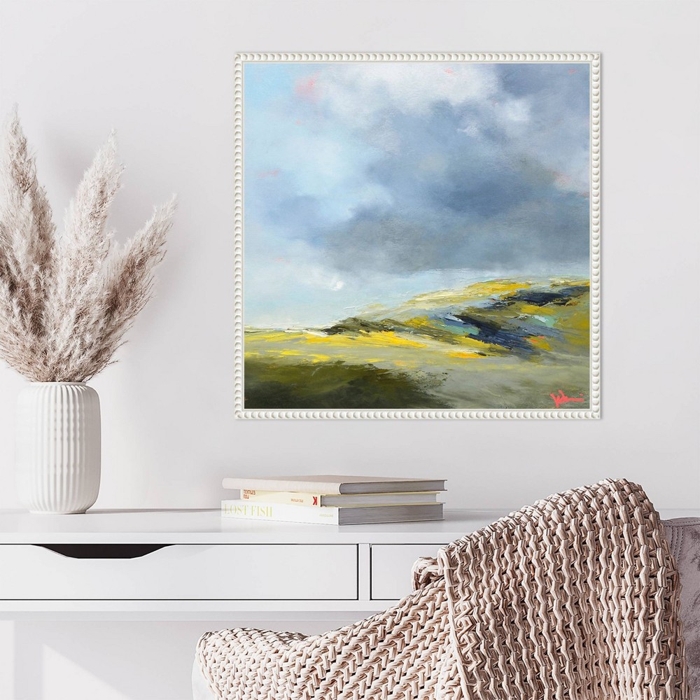 Photos - Other Decoration Amanti Art 22"x22" Maybe Rain Hillside Landscape by Patrick Dennis Framed Canvas Wall Art Print