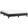 Bed Frame Black Faux leather, plywood, engineered wood Full - 3 of 4