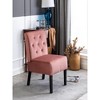 29.5"2Piece Armless Button Tufted Pattern Accent Chair - 2 of 4