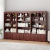 Bookshelf, 5 Tier Open Bookcase and Bookshelf, Modern Bookcase with Doors,Bookcase Storage Organizer Shelf, 63 in Tall Display Storage Shelves - 3 of 4