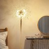 Vynxaria 69 Inch Gold Chrome Floor Lamp with 32 Firework Crystal Hangers, for Bedroom & Living Room, Bulb Not Included - 4 of 4