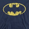 Batman Classic Logo Distressed Adult Pull-Over Hoodie - 2 of 4