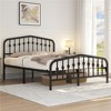 Yaheetech Modern Metal Bed Frame with Arched Headboard - 2 of 4