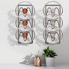 LunaLulinlk 2PCS Pot Lid Organizer Rack for Cabinet Door,3-Tier Pot Lids Holder,No Drilling, for Kitchen Storage,Classic Black - 2 of 4