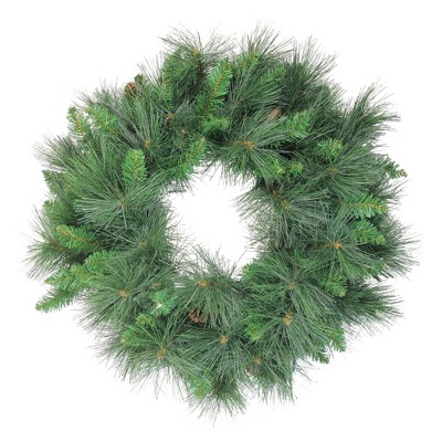 Northlight 24" Unlit White Valley Pine Artificial Christmas Wreath