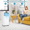 Tangkula 3-in-1 Portable Air Conditioner 8000 BTU ASHRAE AC Unit Air Cooler w/ 24H Timer White - 2 of 4
