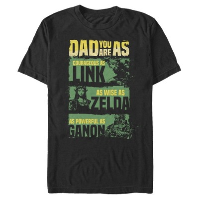 The legend of zelda merch dad shirt custom fathers day gift breath of the  wild personalized tshirt - Laughinks