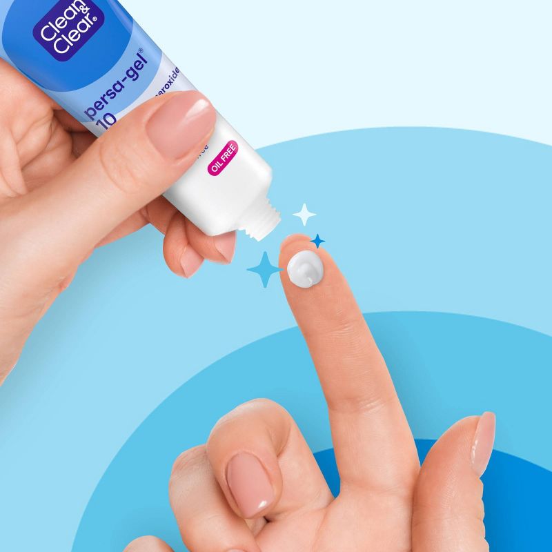 Clean &#38; Clear Persa-Gel 10 Oil-Free Acne Spot Treatment - Fragrance Free - 1 fl oz, 2 of 10