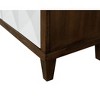 Martin Furniture Modern Geometric Design Wood Console for TVs up to 80" White/ Brown - Stellar Collection - 4 of 4
