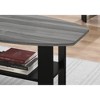 Laminate 3-Piece Coffee and End Table Set with Ample Surface and Lower Shelves for Living Room or Family Room - 4 of 4