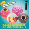 SCS Direct Gaga Dessert Themed Playground Balls (8.5 inches) w Air Pump- for Recess Dodgeball, Kickball -Fun Outdoor Spring Toys & Gifts for Kids - 2 of 4