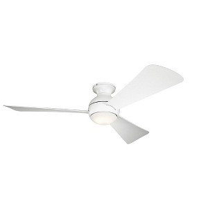 Kichler Lighting Sola 1 - Light Ceiling Fan in  White - 1 of 4