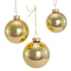 Kurt Adler 60-80MM Shiny Gold Glass Ball Ornaments, 20-Piece Set - 2 of 4