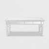 Christopher Knight Home Solanna Mirrored Coffee Table Silver: Glamorous Rectangle, Firwood Legs, Spot Clean - 2 of 4