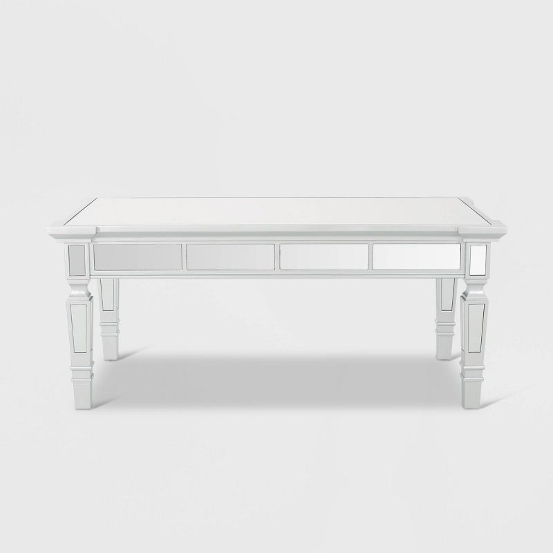 Solanna Mirrored Coffee Table Silver - Christopher Knight Home, 3 of 8