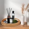 BRINJOY 14.17" Round Woven Tray - Handmade Rattan Serving Tray with Handles (Large) - 4 of 4