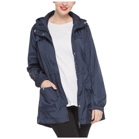 Womens rain jacket with hood target sale