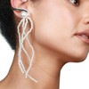 SOHI Women's Pearl White Casual Cuff Earrings - 4 of 4