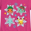 Girls' - Pokémon - Poké Flakes Fitted Short Sleeve Graphic T-Shirt - 2 of 4