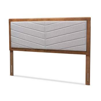 Iden Fabric Upholstered Wood Headboard - Baxton Studio