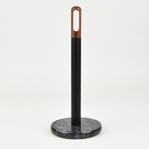 SharpChef Countertop Marble Paper Towel Holder, Acacia Wood, Rust Proof, Fits Most Size Paper Roll - 1 of 4