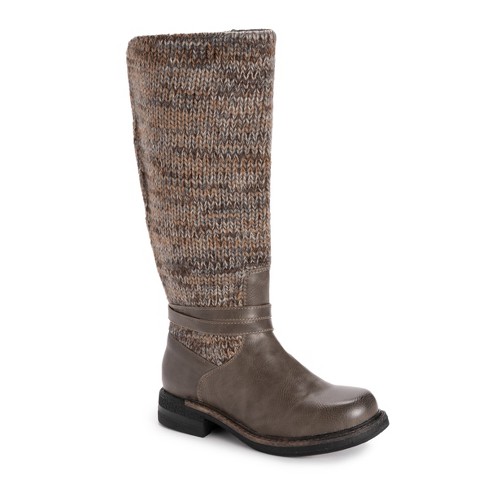 Knee high cheap logger boots