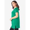 Roaman's Women's Plus Size Short-Sleeve V Neck Ultimate Tunic - 4 of 4