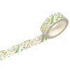 Wrapables Gold and Silver Foil Washi Masking Tape, Sprig Leaves, 15mm x 5M - 2 of 4