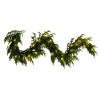 Nearly Natural 6' Pre-Lit Artificial Real Touch Norfolk Island Pine Garland with 35 Warm White LED Lights - 2 of 4