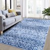 Area Rugs Boho Moroccan Rugs for Living Room Carpet Abstract Rugs for Bedroom Soft Distressed Rug - 3 of 4