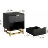 2/3/4/5/6/7 Drawer Dresser with Metal Legs, Wood Dressers Chest Organizer with Wide Storage, Modern Chest of Drawers for Bedroom, Living Room,Hallway - 2 of 4
