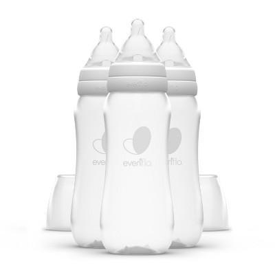 Evenflo Feeding Classic Clear Plastic Baby Bottles - 8oz/3pk : Target