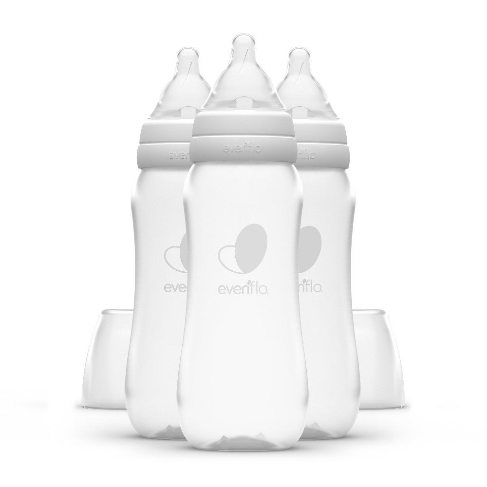 Photos - Baby Bottle / Sippy Cup Evenflo 3k Balance Standard-Neck Anti-Colic Baby Bottles - 9oz 